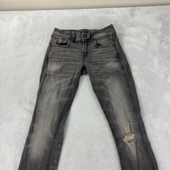 G Star RAW Lynn Mid Skinny Black Denim Jeans Women’s Size 26 x 32 US - Picture 11 of 16